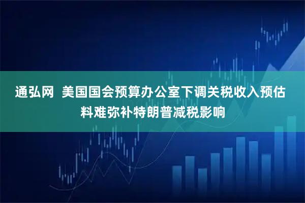 通弘网  美国国会预算办公室下调关税收入预估 料难弥补特朗普减税影响